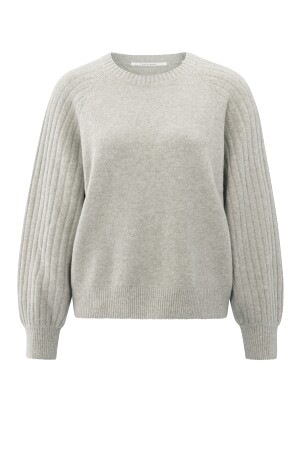 Yaya Yaya rib mixed sweater ls Yaya Yaya rib mixed sweater ls