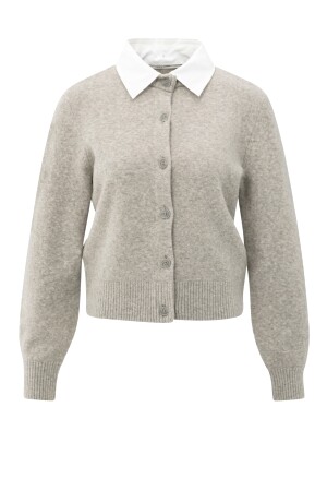 Yaya Yaya cardigan with detachable woven  Yaya Yaya cardigan with detachable woven