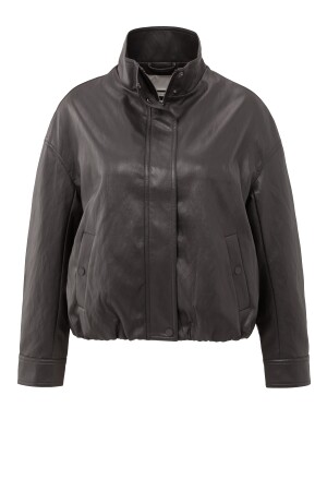 Yaya Yaya faux leather jacket with baloo 