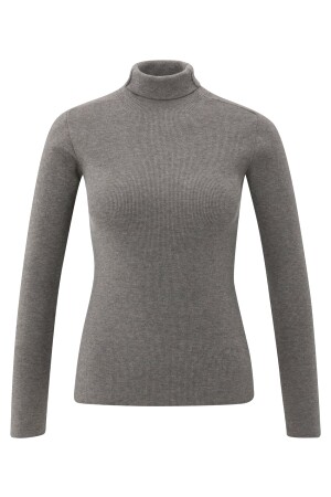 Yaya Yaya ribbed top with turtleneck 