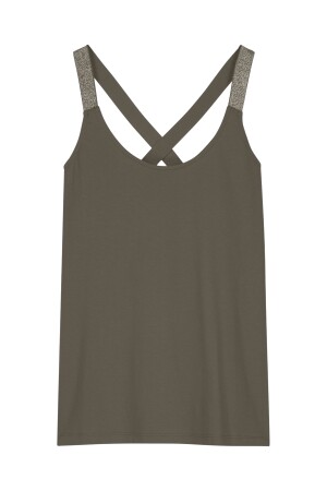 Summum Summum singlet crossband cotton elastane basics 