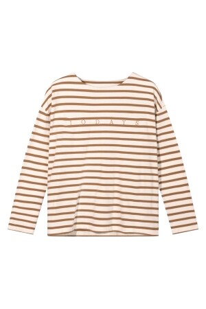 10 Days 10 Days boat neck long sleeve stripes  10 Days 10 Days boat neck long sleeve stripes