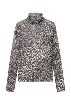 10 Days 10 Days mesh long sleeve leopard  10 Days 10 Days mesh long sleeve leopard