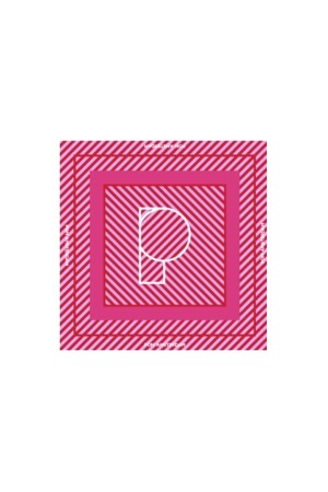 POM Amsterdam POM Amsterdam shawl - stripe bright rose 