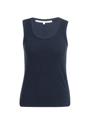 Yaya Yaya geribd singlet met ronde hals Yaya Yaya geribd singlet met ronde hals