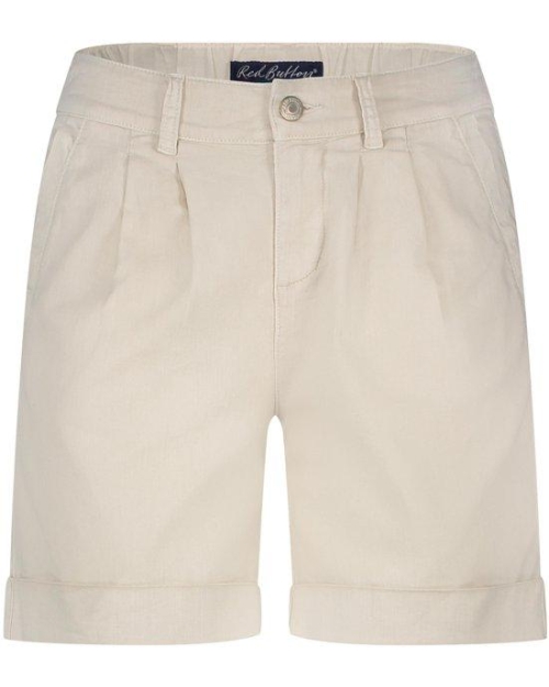 Red Button Cleo short cotton linen colour