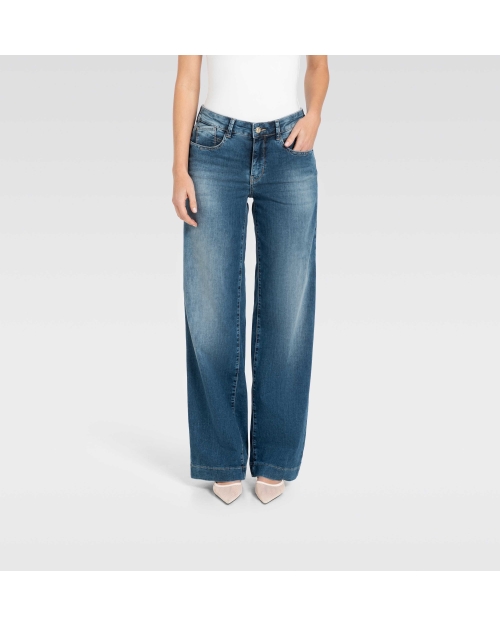 Mac dames RICH PALAZZO navy heavy washD585
