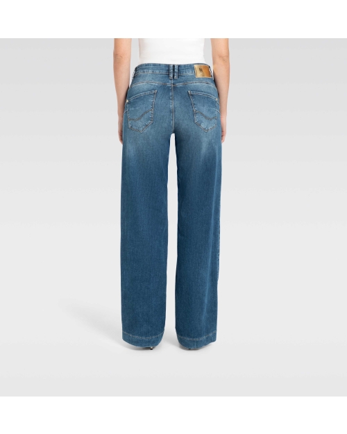 Mac dames RICH PALAZZO navy heavy washD585