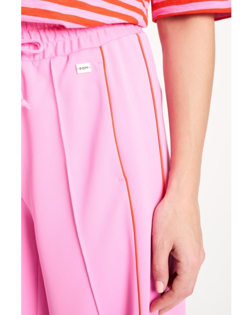 POM Amsterdam TRACKPANTS - Colourblock Cheering Pink 500 pink