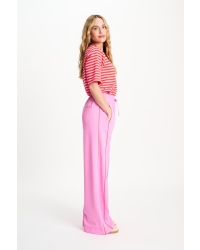 POM Amsterdam TRACKPANTS - Colourblock Cheering Pink 500 pink