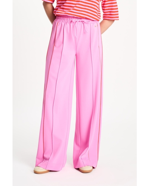 POM Amsterdam TRACKPANTS - Colourblock Cheering Pink 500 pink