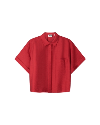 POM Amsterdam BLOUSE - Bloom Red 400 red