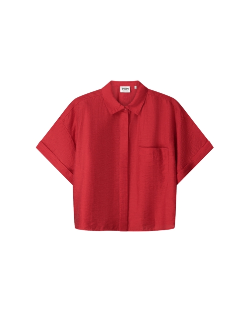 POM Amsterdam BLOUSE - Bloom Red 400 red