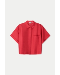 POM Amsterdam BLOUSE - Bloom Red 400 red