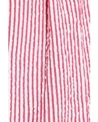 POM Amsterdam BLOUSE - Seersucker Red White 400 red