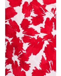 POM Amsterdam DRESS - Crinkle Bubble Bloom Red 400 red