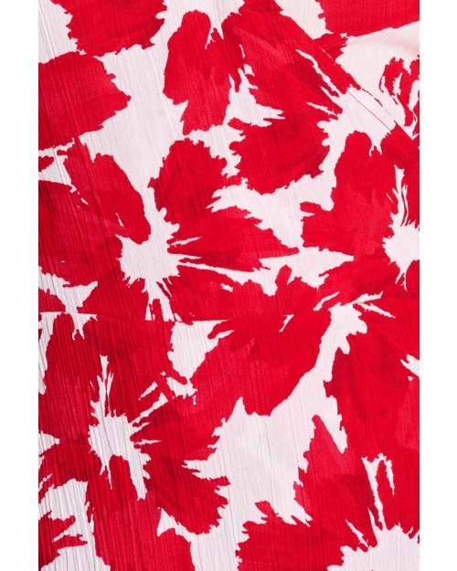 POM Amsterdam DRESS - Crinkle Bubble Bloom Red 400 red