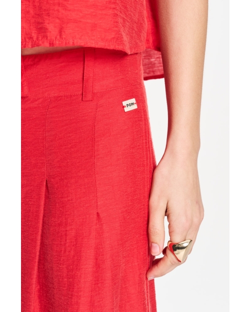 POM Amsterdam PANTS - Bloom Red 400 red