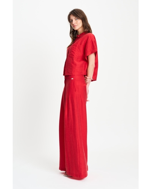 POM Amsterdam PANTS - Bloom Red 400 red