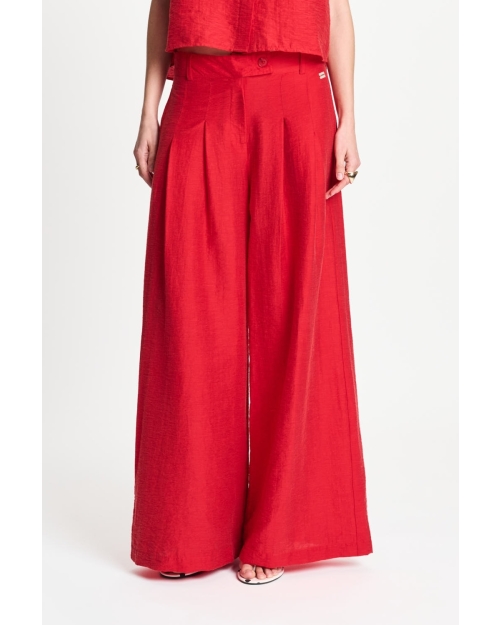 POM Amsterdam PANTS - Bloom Red 400 red