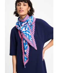 POM Amsterdam SHAWL - Hero Waves Pink 998 multi colour