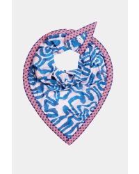 POM Amsterdam SHAWL - Hero Waves Pink 998 multi colour