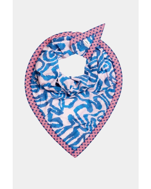 POM Amsterdam SHAWL - Hero Waves Pink 998 multi colour