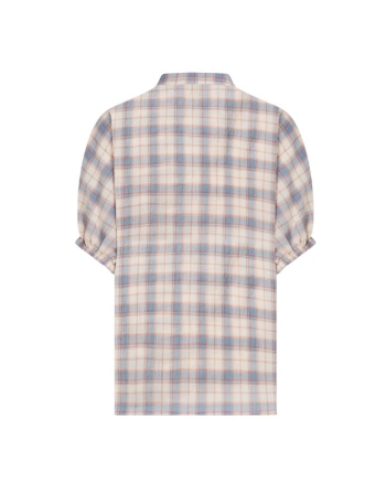 Penn & Ink Blouse 54c blue check