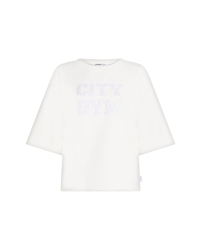 Penn&Ink Sweater print 05/01 ecru-white