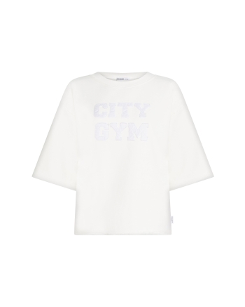 Penn & Ink Sweater print 05/01 ecru-white