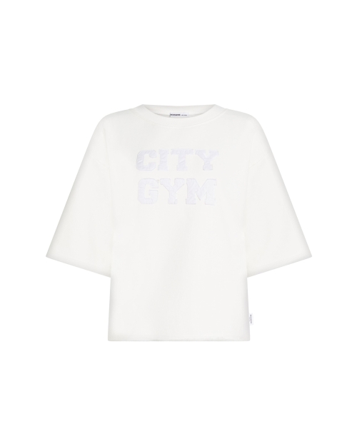 Penn&Ink Sweater print 05/01 ecru-white