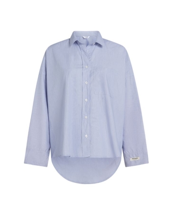 Penn & Ink Blouse stripe 50 light blue