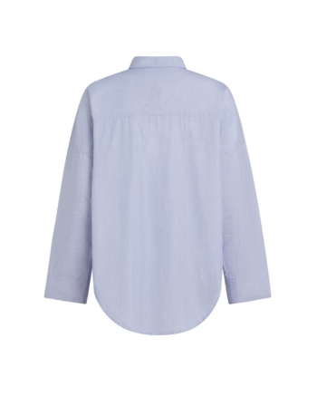 Penn & Ink Blouse stripe 50 light blue