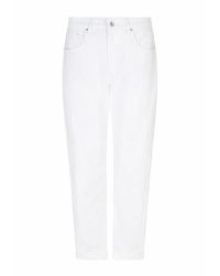 Red Button Caitlina Sidepatch White