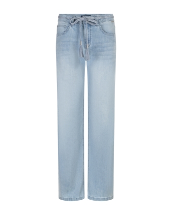 Red Button Colette & Belt White Bleach