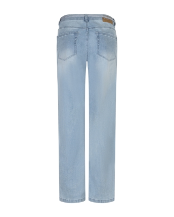 Red Button Colette & Belt White Bleach