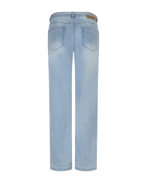 Red Button Colette & Belt White Bleach