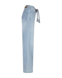 Red Button Colette & Belt White Bleach