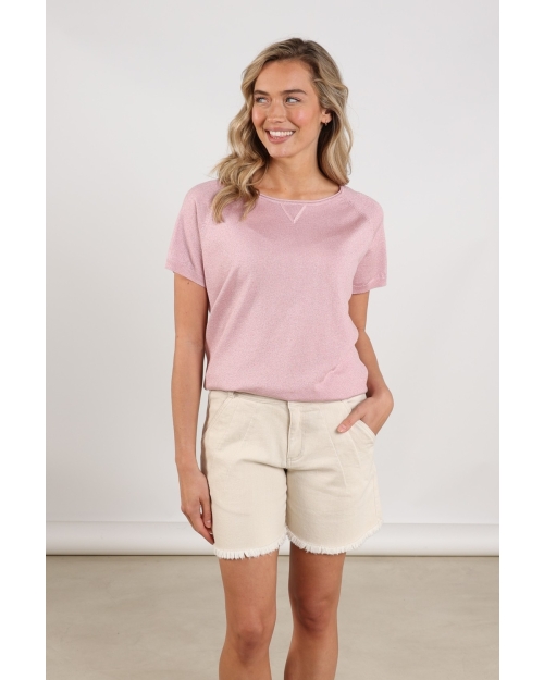 NUKUS Anita Top Lurex 30 blush