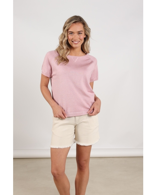 NUKUS Anita Top Lurex 30 blush