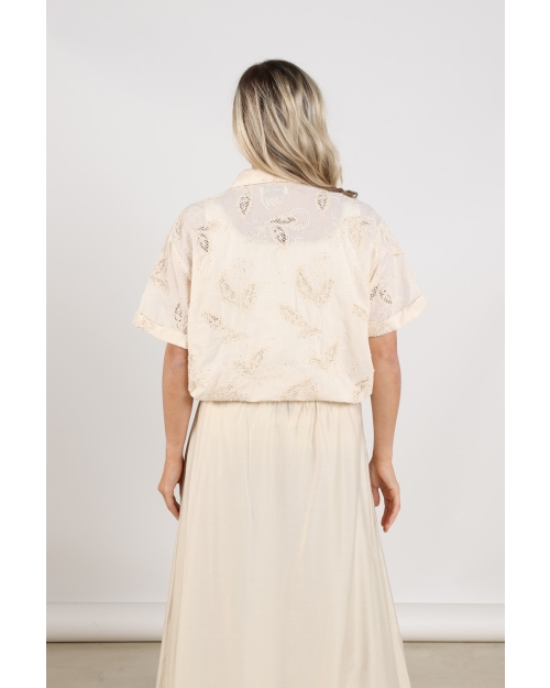 NUKUS Leonora Blouse 9 sand