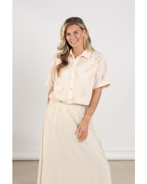 NUKUS Leonora Blouse 9 sand