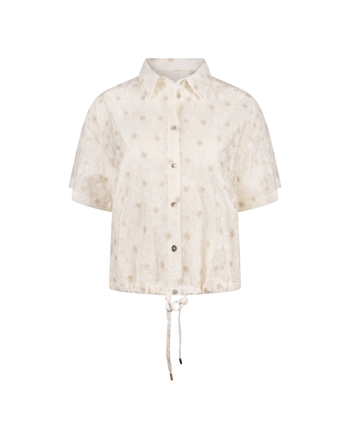 NUKUS Britt Blouse Flower 17 off white
