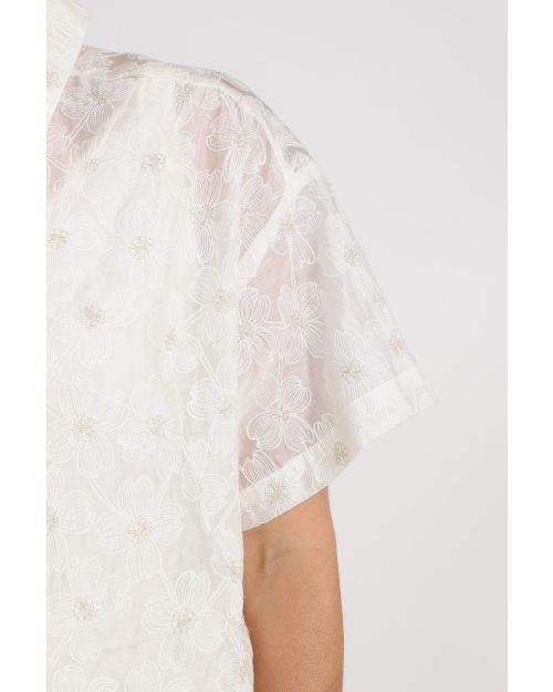 NUKUS Britt Blouse Flower 17 off white