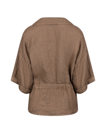 NUKUS Elma Blouse 65 fango