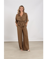 NUKUS Elma Blouse 65 fango