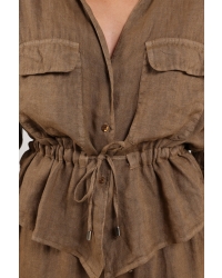 NUKUS Elma Blouse 65 fango