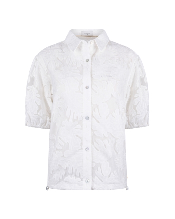 NUKUS Berit Blouse Embroidery 17 off white