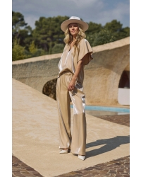 NUKUS Rubi Pants Shiny 9 sand