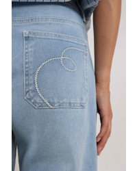 NUKUS Scarlet Pants 24 bleached denim